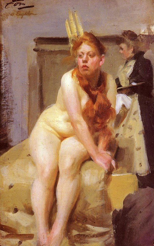 I AteljenStudiossa tekijältä Anders Leonard Zorn