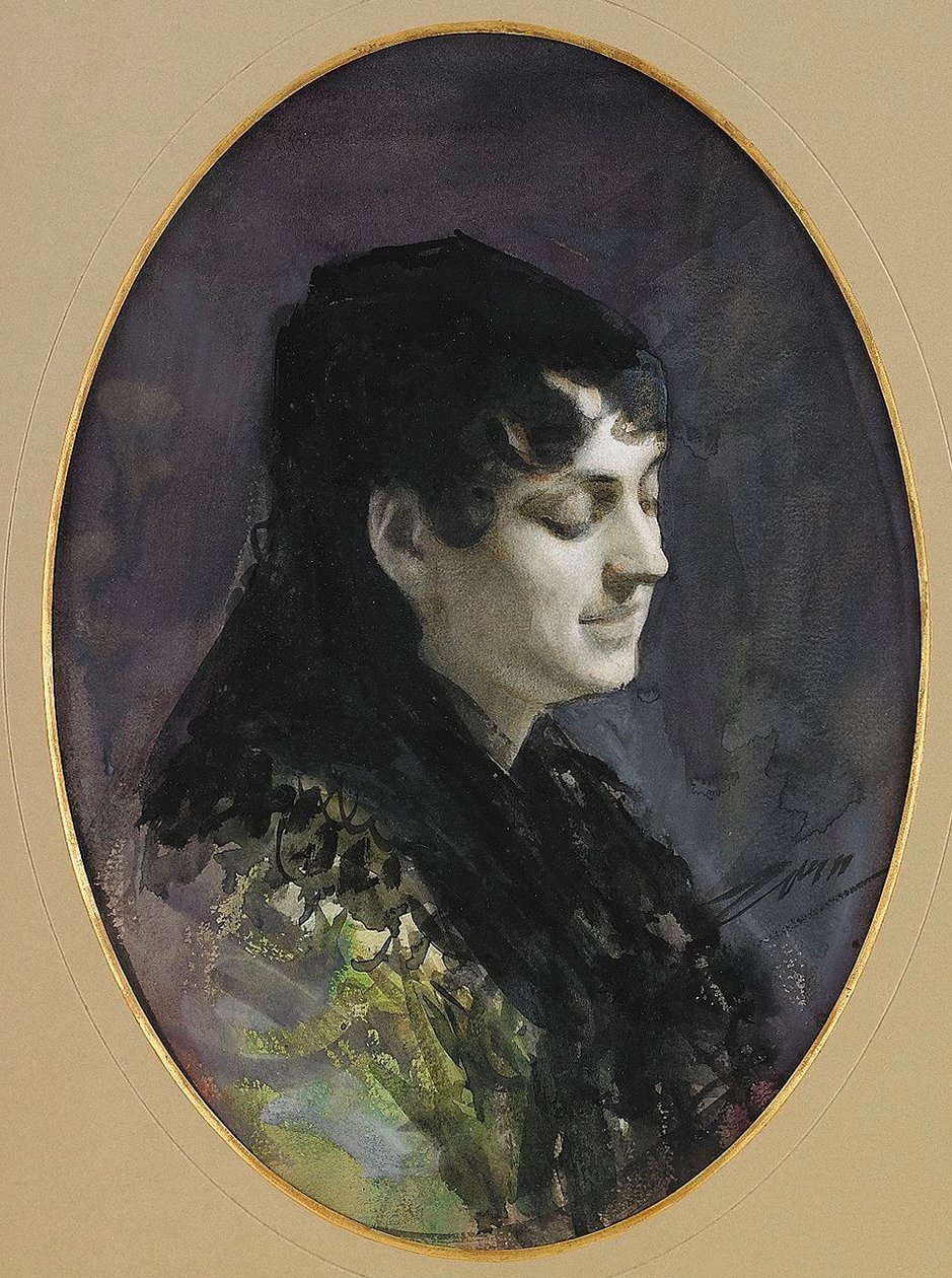 Espanjalainen espanjalainen nainen tekijältä Anders Leonard Zorn