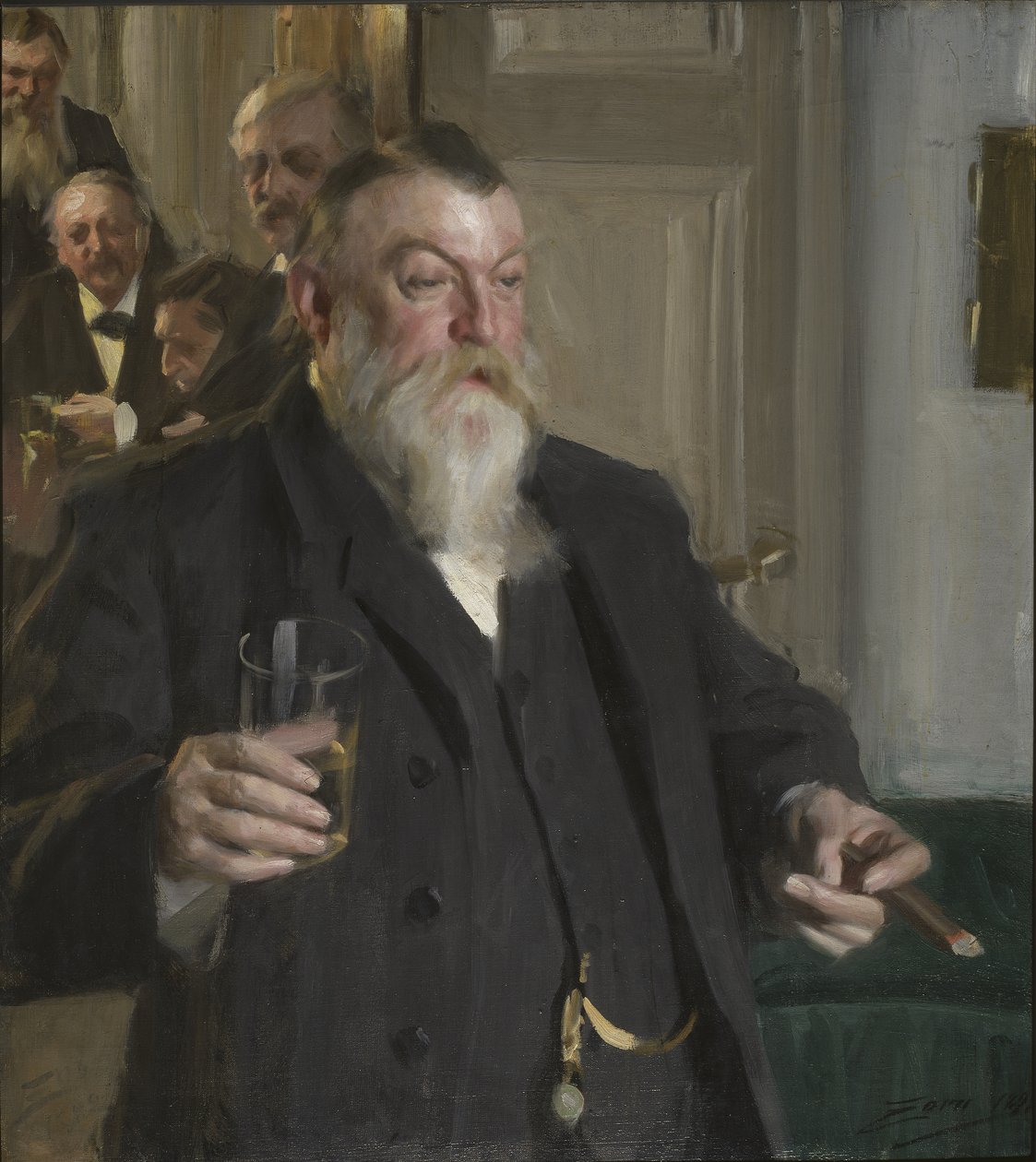 Malja Idun-seurassa tekijältä Anders Leonard Zorn