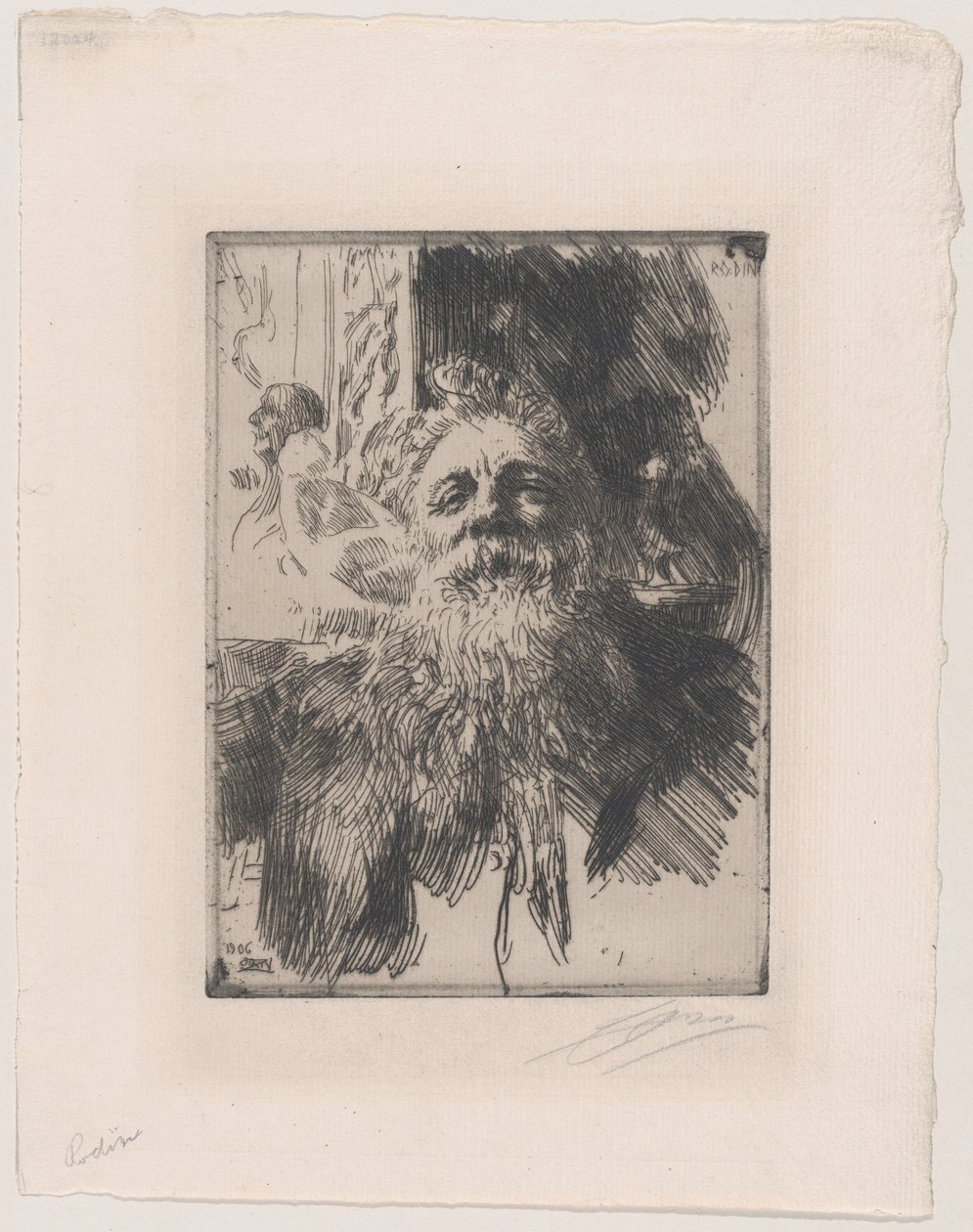 Auguste Rodin tekijältä Anders Leonard Zorn