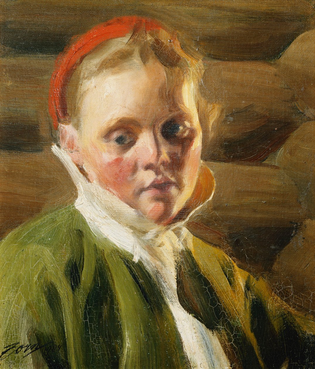 Dalecarlian tyttö; Morakulla, 1904 tekijältä Anders Leonard Zorn