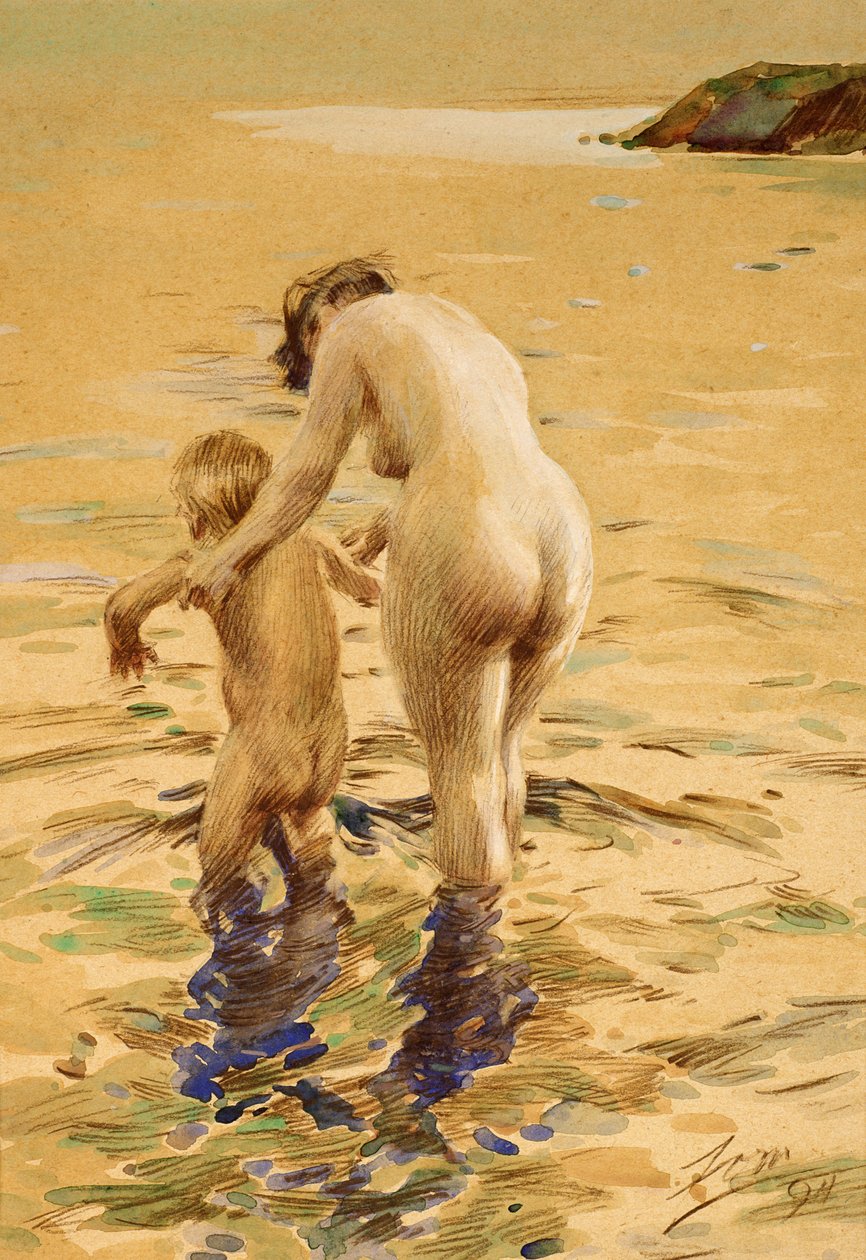 Hänen ensimmäinen dippinsä tekijältä Anders Leonard Zorn