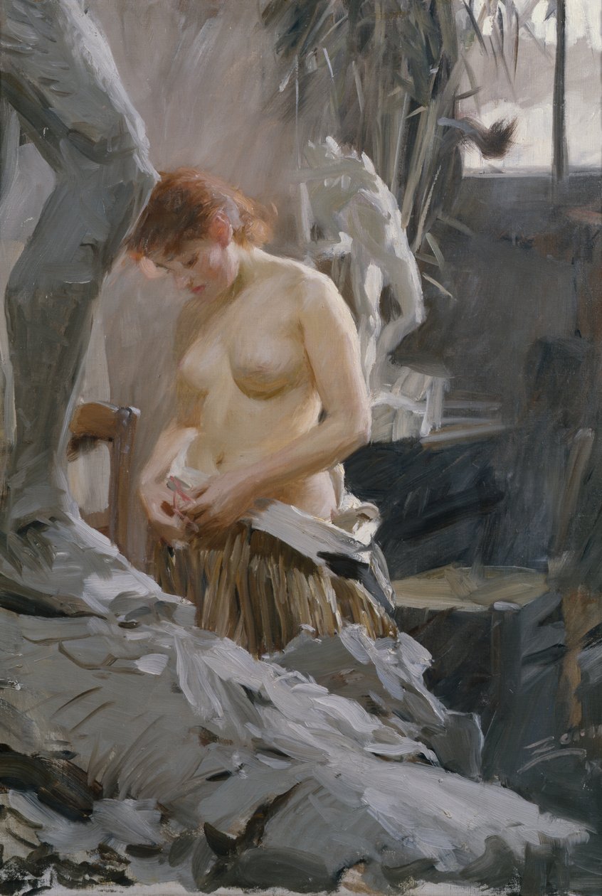 Wickströmin studiossa tekijältä Anders Leonard Zorn