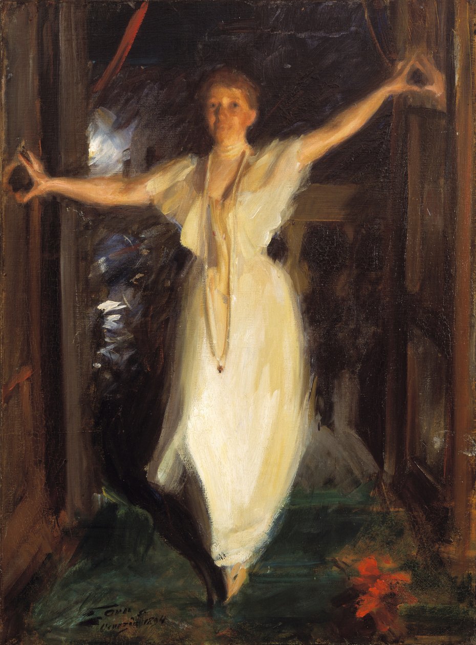 Isabella Stewart Gardner Venetsiassa, 1894 tekijältä Anders Leonard Zorn