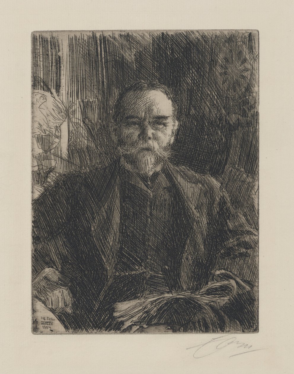 John Milton Hay tekijältä Anders Leonard Zorn