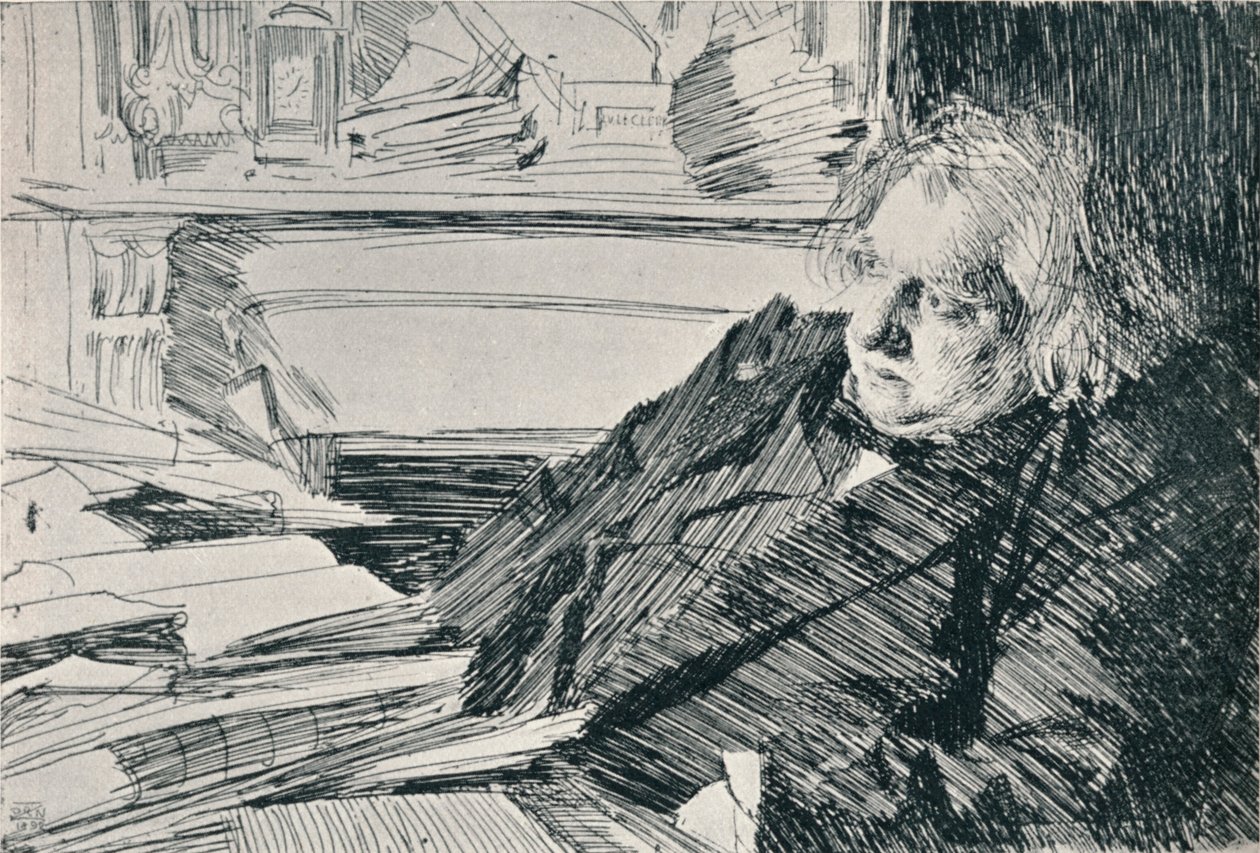 Joseph Ernest Renan 1823-1892, 1892, 1898 tekijältä Anders Leonard Zorn