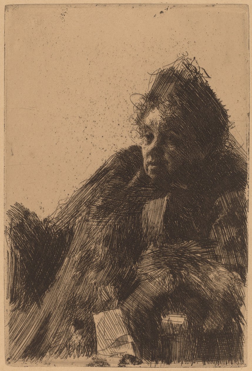 Madame Simon, II, 1891. tekijältä Anders Leonard Zorn