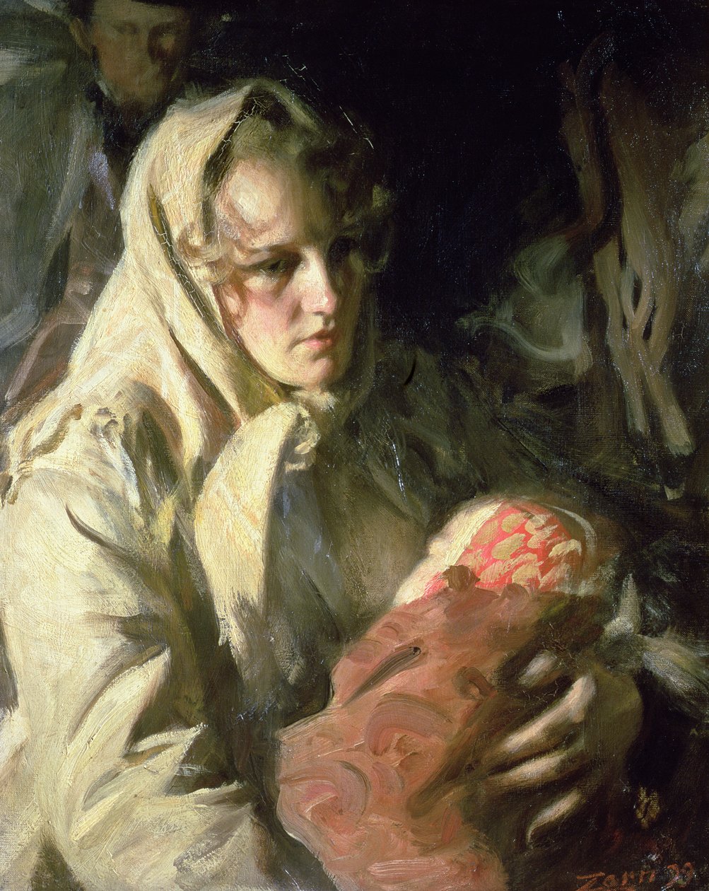 Madonna, 1899 tekijältä Anders Leonard Zorn