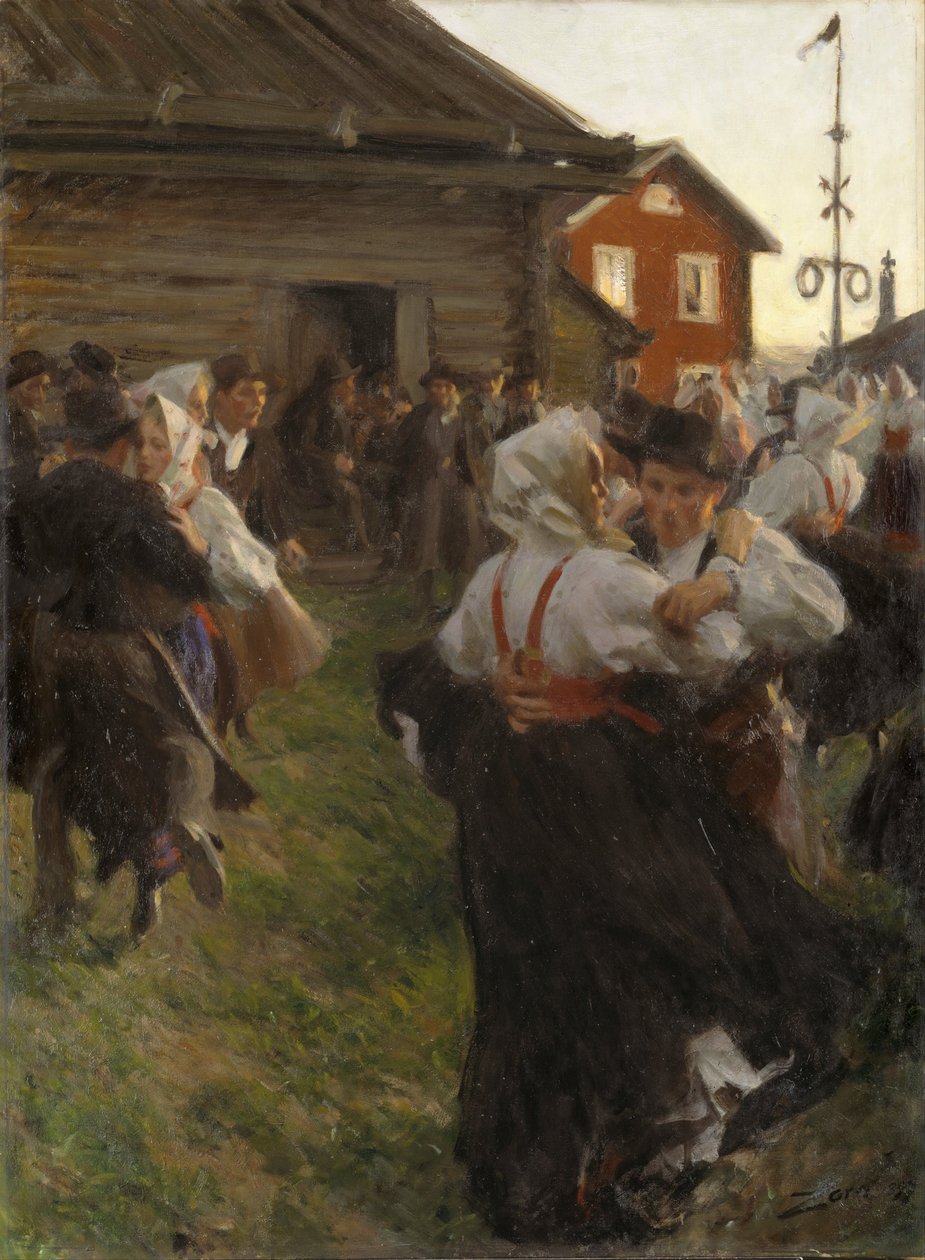 Juhannustanssi tekijältä Anders Leonard Zorn