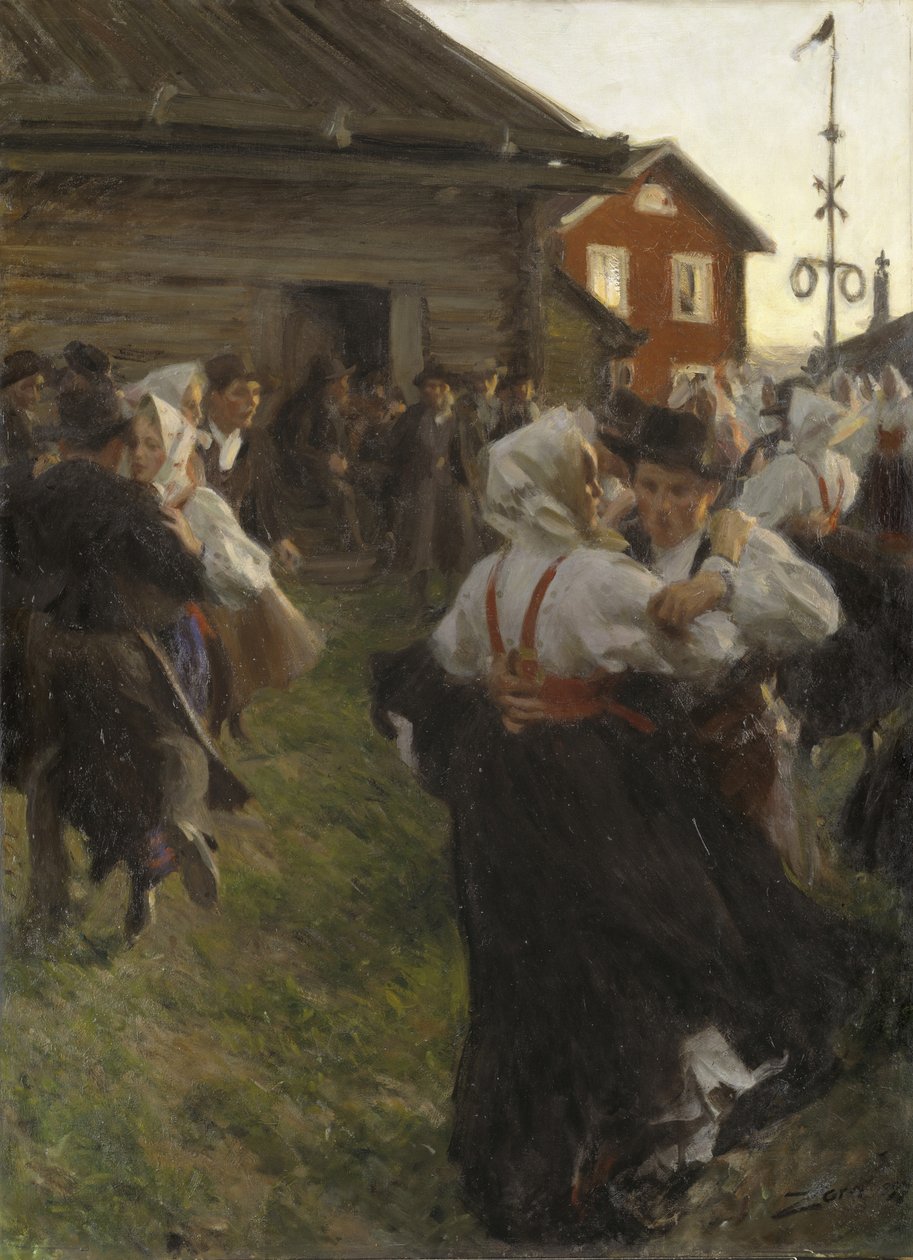 Juhannustanssi tekijältä Anders Leonard Zorn