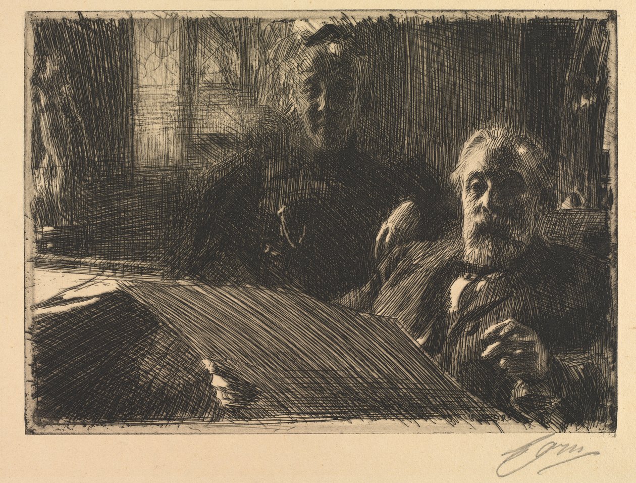 Herra ja rouva Fürstenberg, 1895. tekijältä Anders Leonard Zorn
