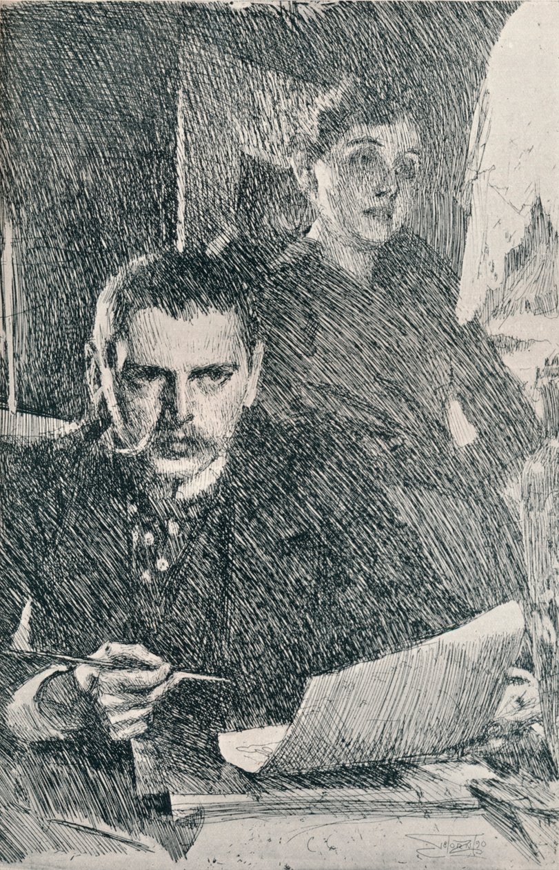 Herra ja rouva Zorn, 1890. 1898 tekijältä Anders Leonard Zorn