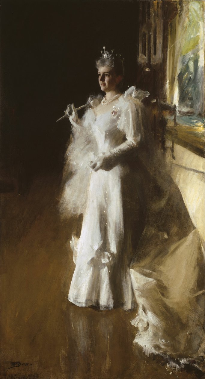 Rouva Potter Palmer, 1893. tekijältä Anders Leonard Zorn