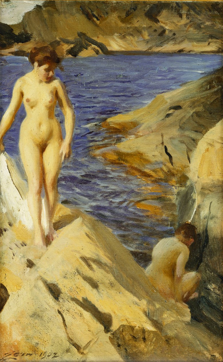 Alastonkuvat; Yö, 1902 tekijältä Anders Leonard Zorn