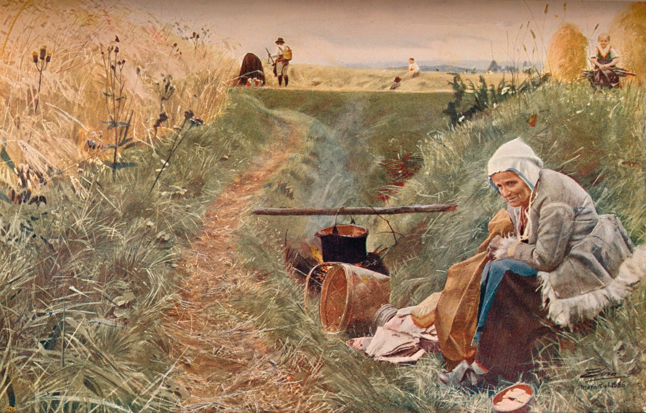 Päivittäinen leipämme, 1886 tekijältä Anders Leonard Zorn