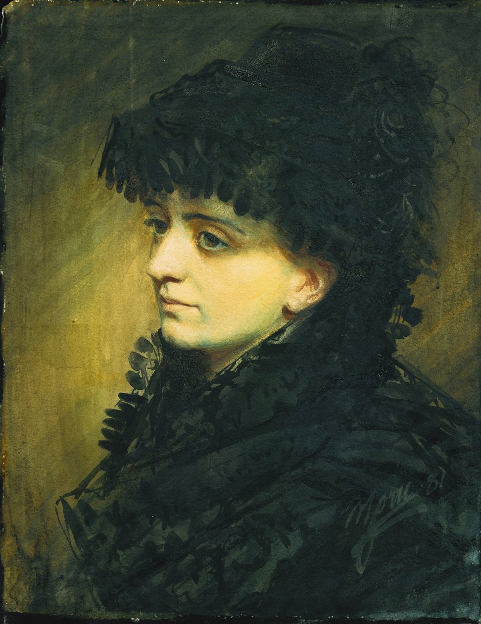 Jeanna Heijkenskjoldin muotokuva, 1881 tekijältä Anders Leonard Zorn