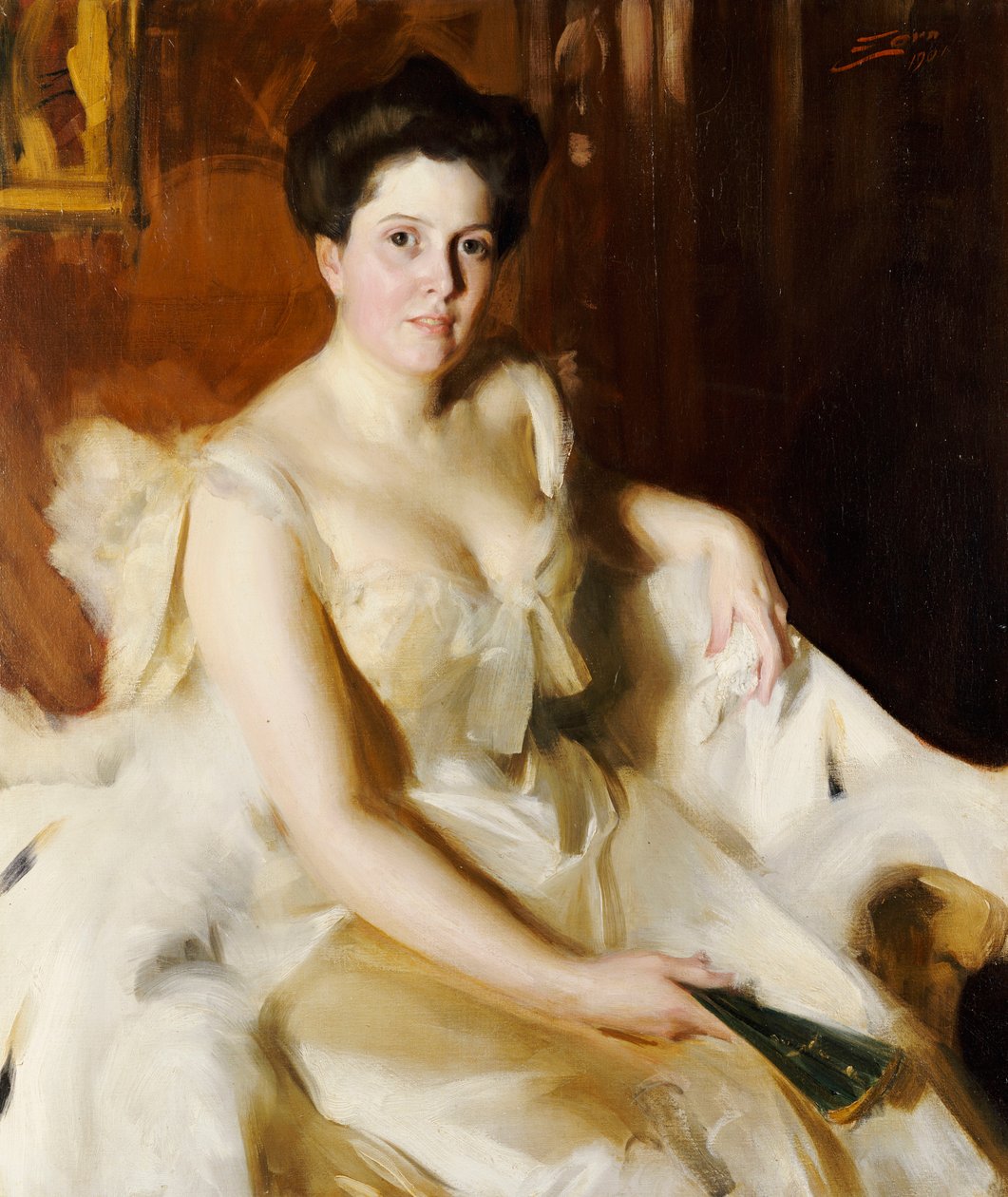 Rouva de Ver Warnerin muotokuva tekijältä Anders Leonard Zorn