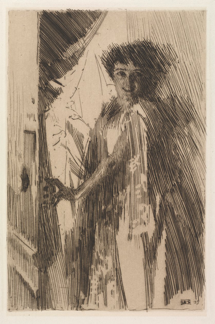 Rosita Mauri, 1889. tekijältä Anders Leonard Zorn