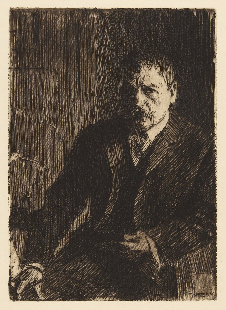 Omakuva II, 1904 tekijältä Anders Leonard Zorn