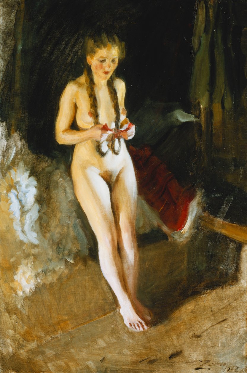 Signe, 1912 tekijältä Anders Leonard Zorn