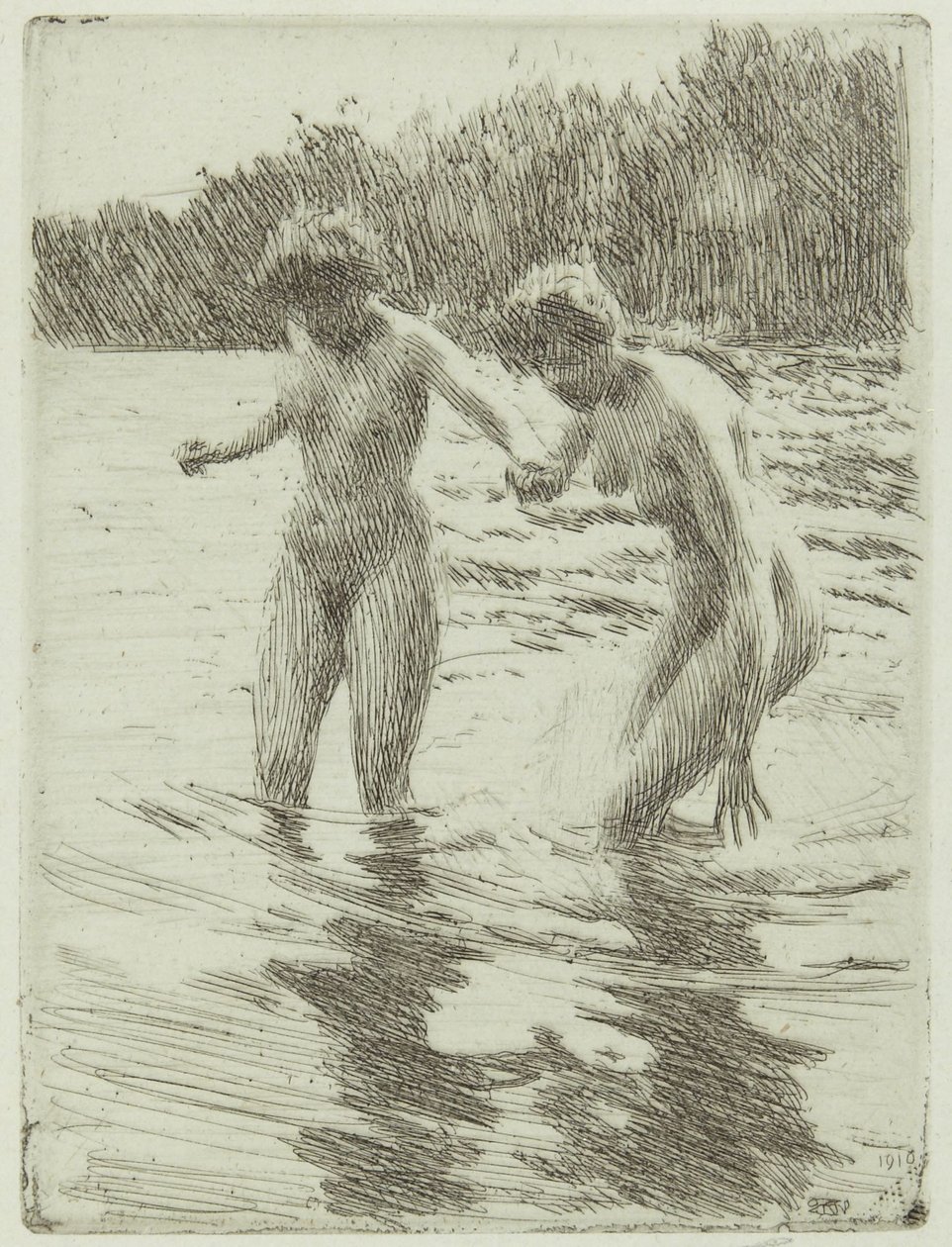 Kaksi uimaria tekijältä Anders Leonard Zorn