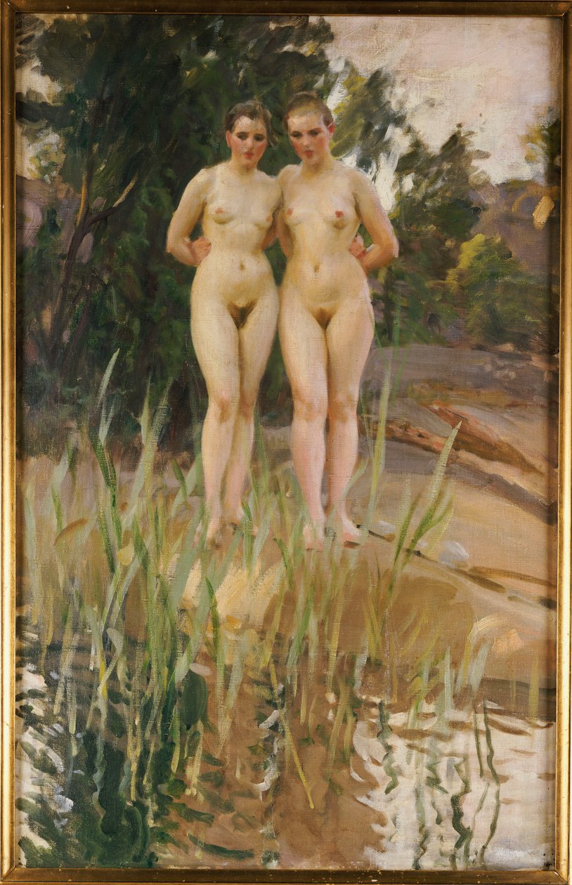 Kaksi ystävää tekijältä Anders Leonard Zorn