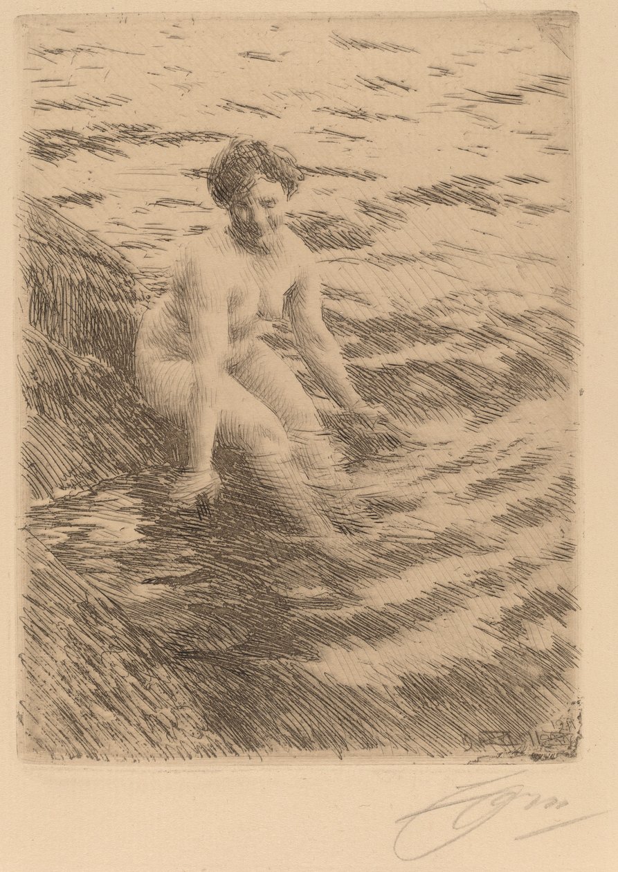 Märkä, 1911. tekijältä Anders Leonard Zorn