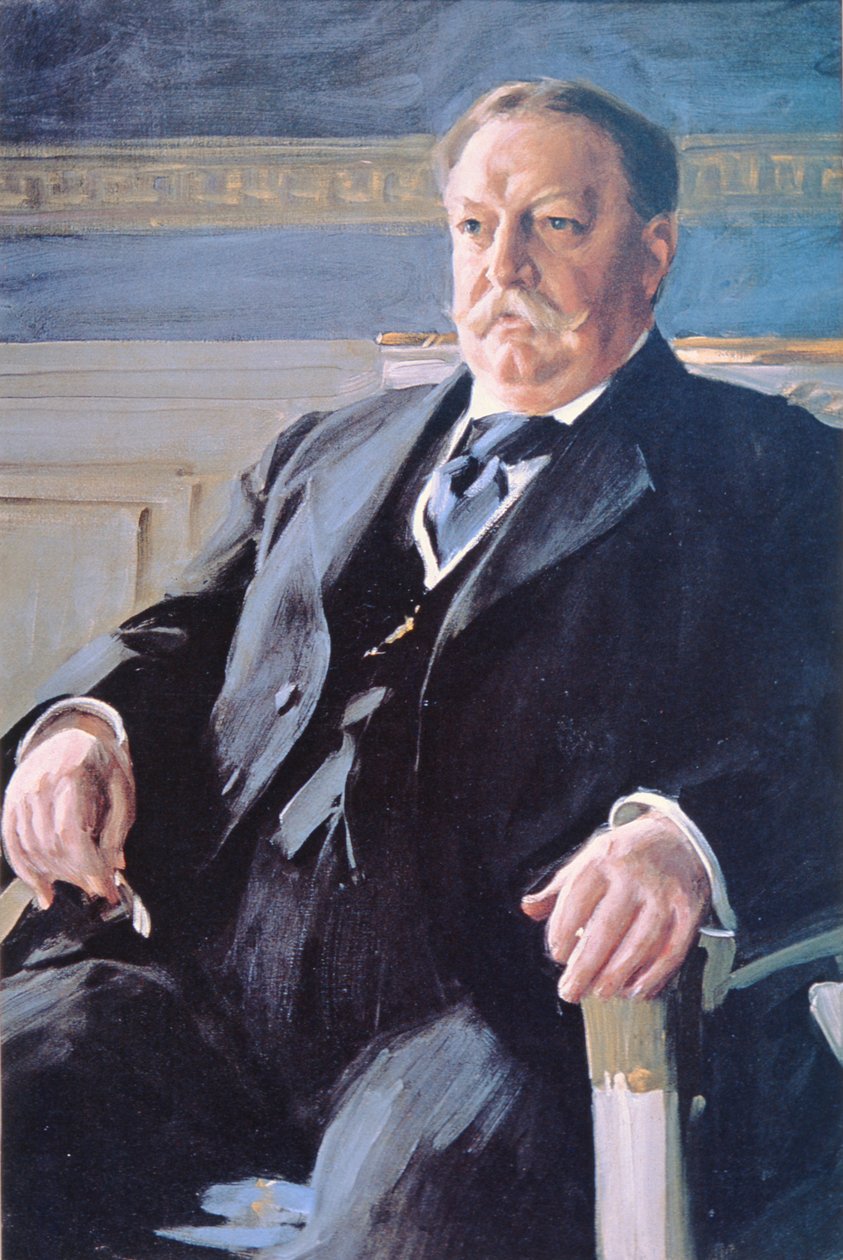 William H. Taft (1857-1930) (väri litho) tekijältä Anders Leonard Zorn