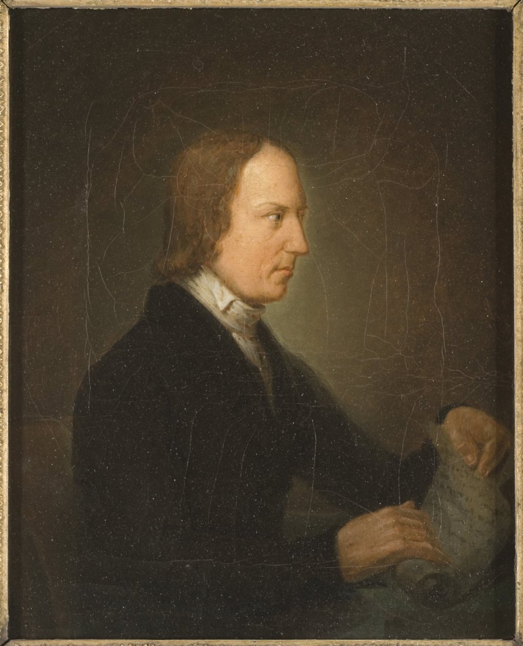 Lorenzo Hammarskold, kirjallisuuskritiikki ja kirjallisuuden historia - Lorenzo Hammarskoeldin (1785-1827) muotokuva, Lundqvist, Anders (1803-1853). Öljy kankaalle. Mitat: 26 x 21 cm. Tukholman kansallismuseo tekijältä Anders Lundqvist