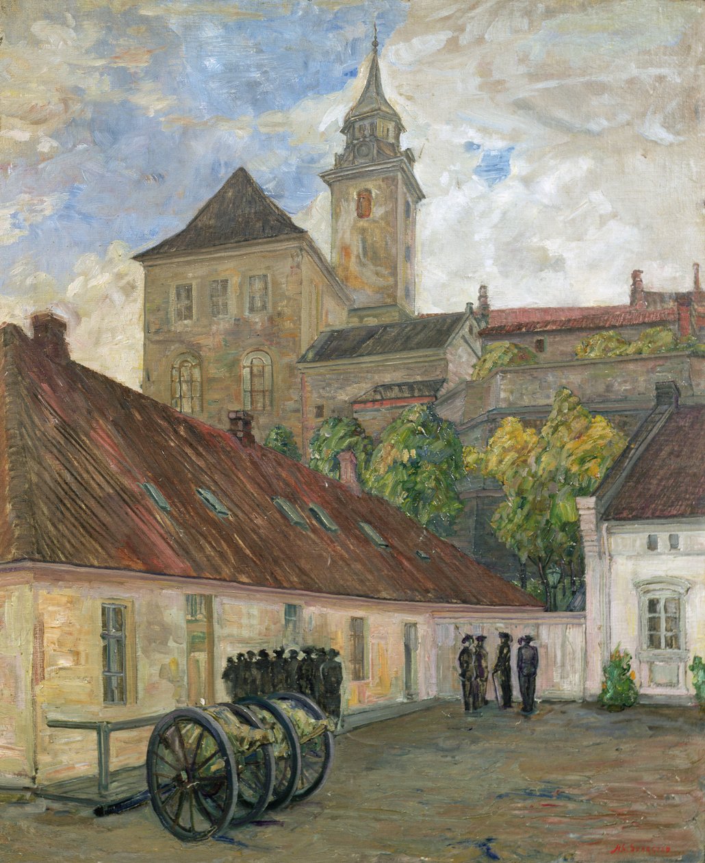 Akershus (öljy kankaalle) tekijältä Anders Svarstad