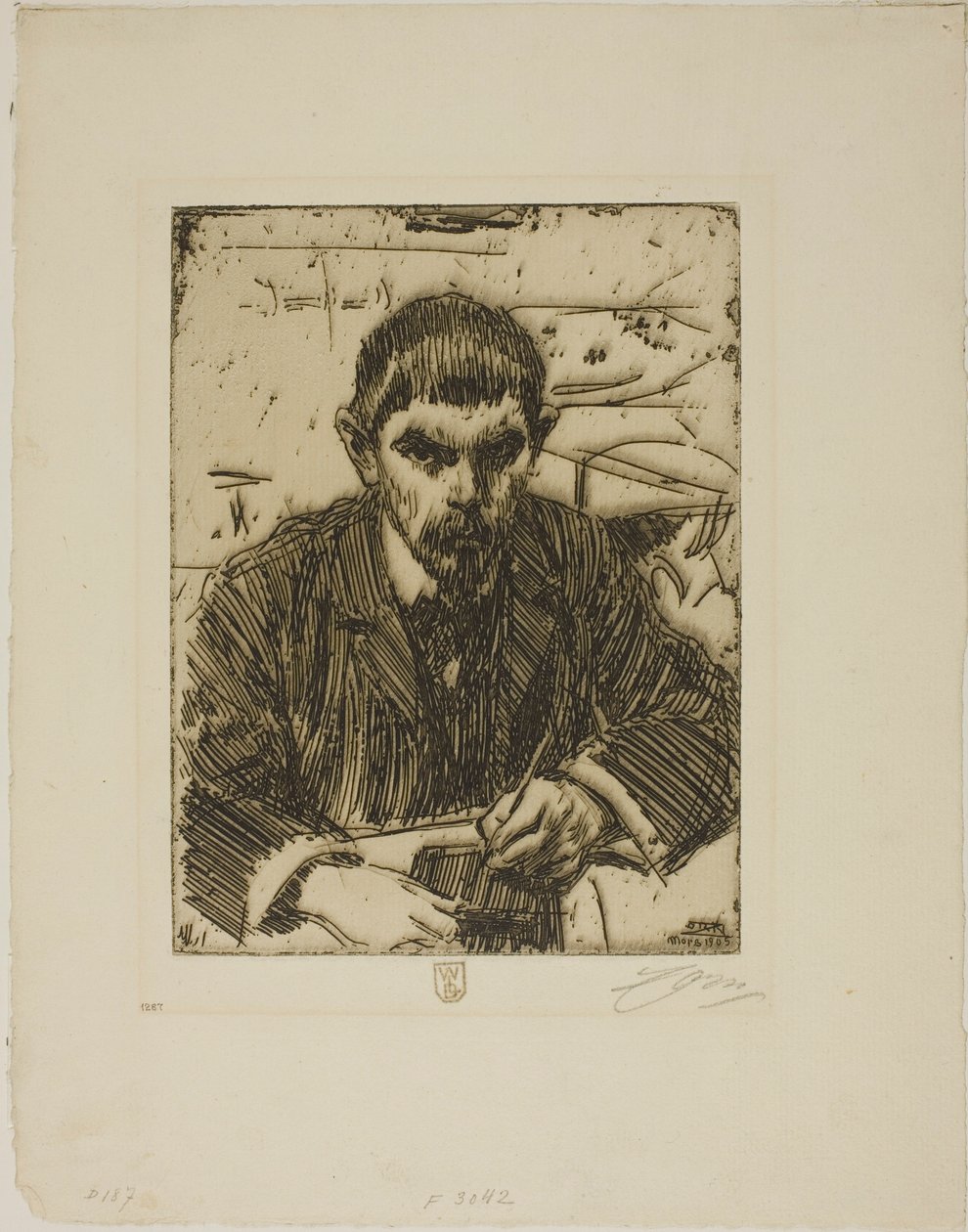 Albert Engström tekijältä Anders Zorn