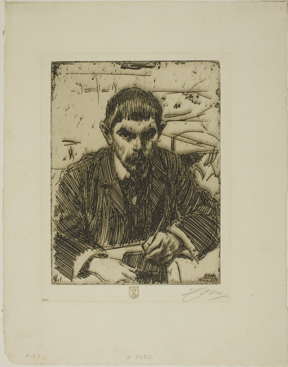 Albert Engström tekijältä Anders Leonard Zorn