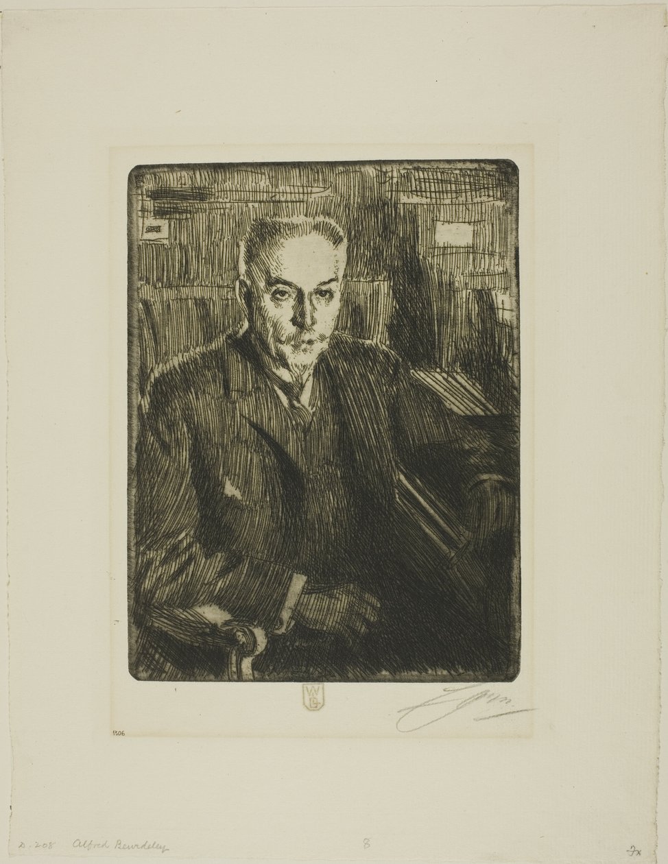 Alfred Beurdeley tekijältä Anders Leonard Zorn