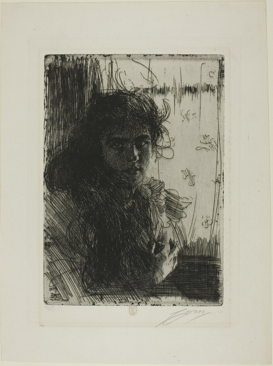 Irlantilainen tyttö tai Annie tekijältä Anders Leonard Zorn