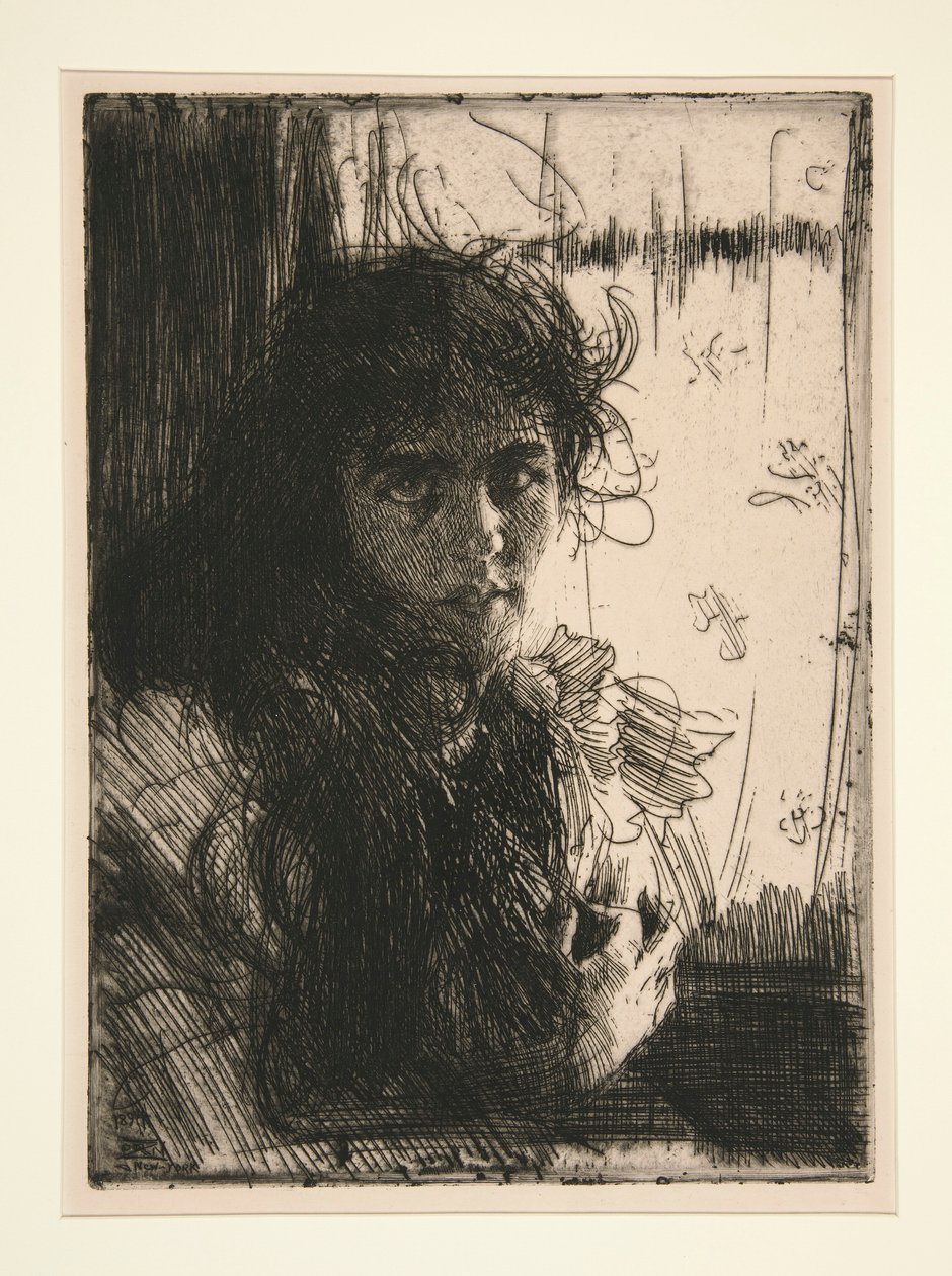 Irlantilainen tyttö tai Annie tekijältä Anders Leonard Zorn