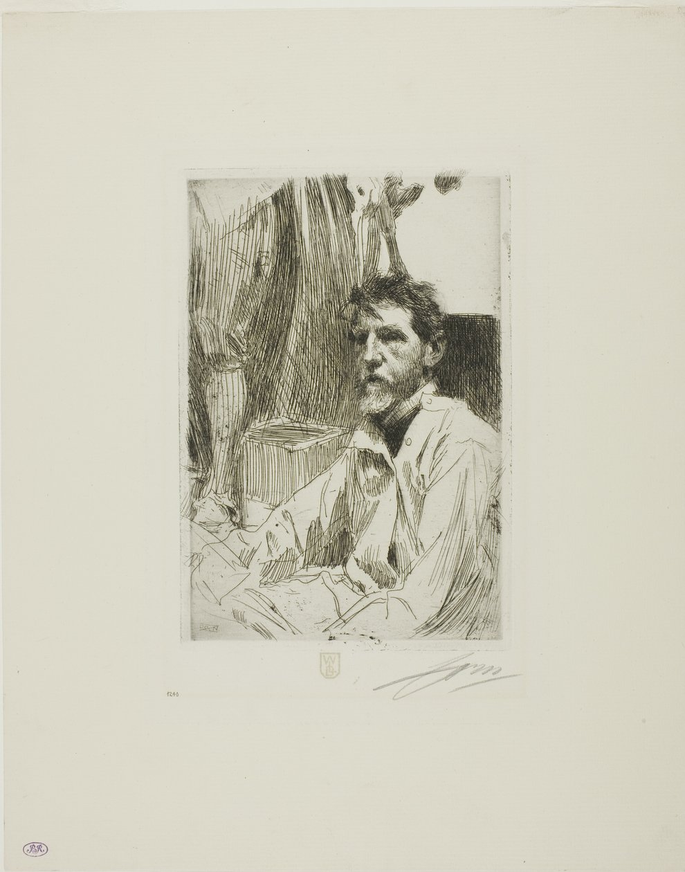 elokuu Saint Gaudens I tekijältä Anders Leonard Zorn