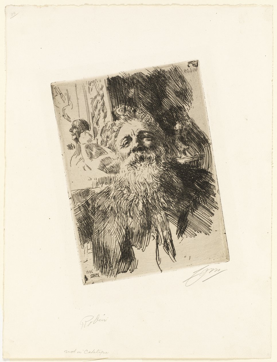 Auguste Rodin tekijältä Anders Leonard Zorn