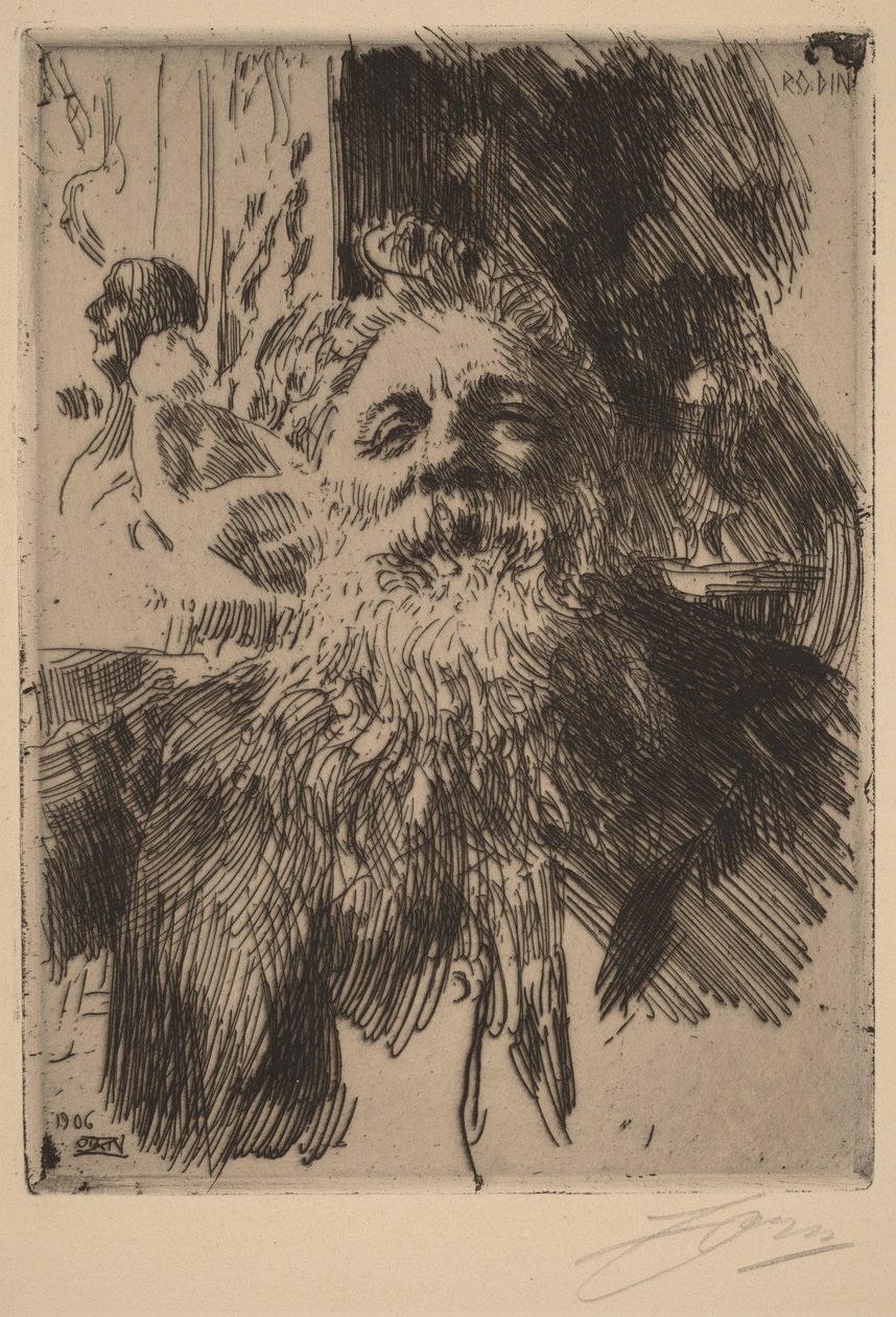 Auguste Rodin tekijältä Anders Zorn