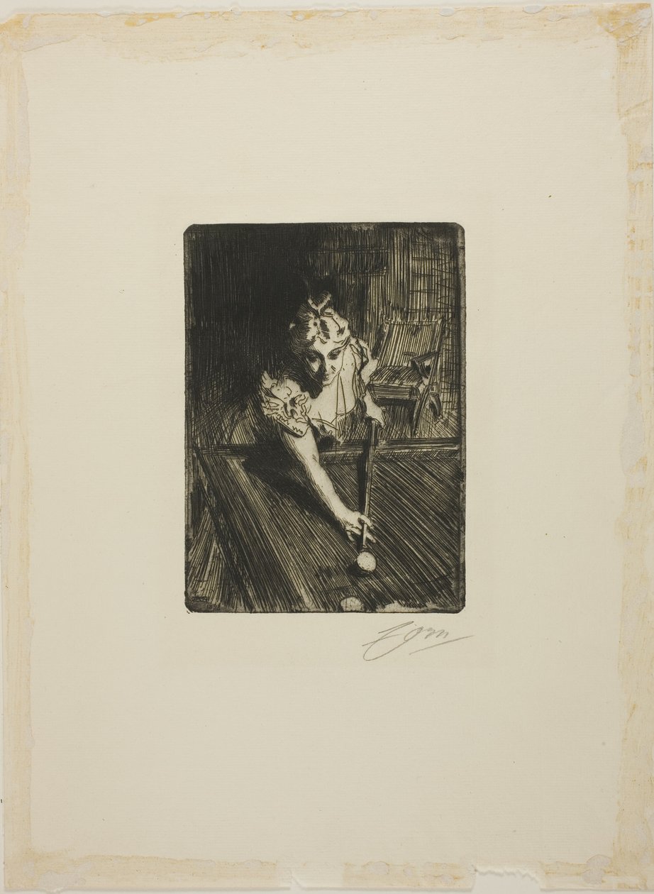 Biljardi tekijältä Anders Leonard Zorn