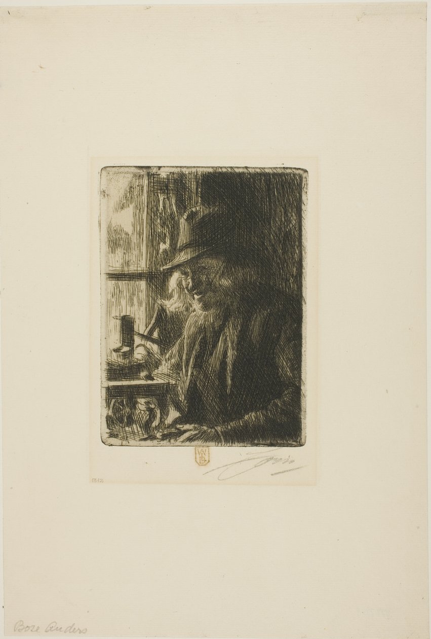 Bosl Anders, kelloseppä, Mora tekijältä Anders Leonard Zorn