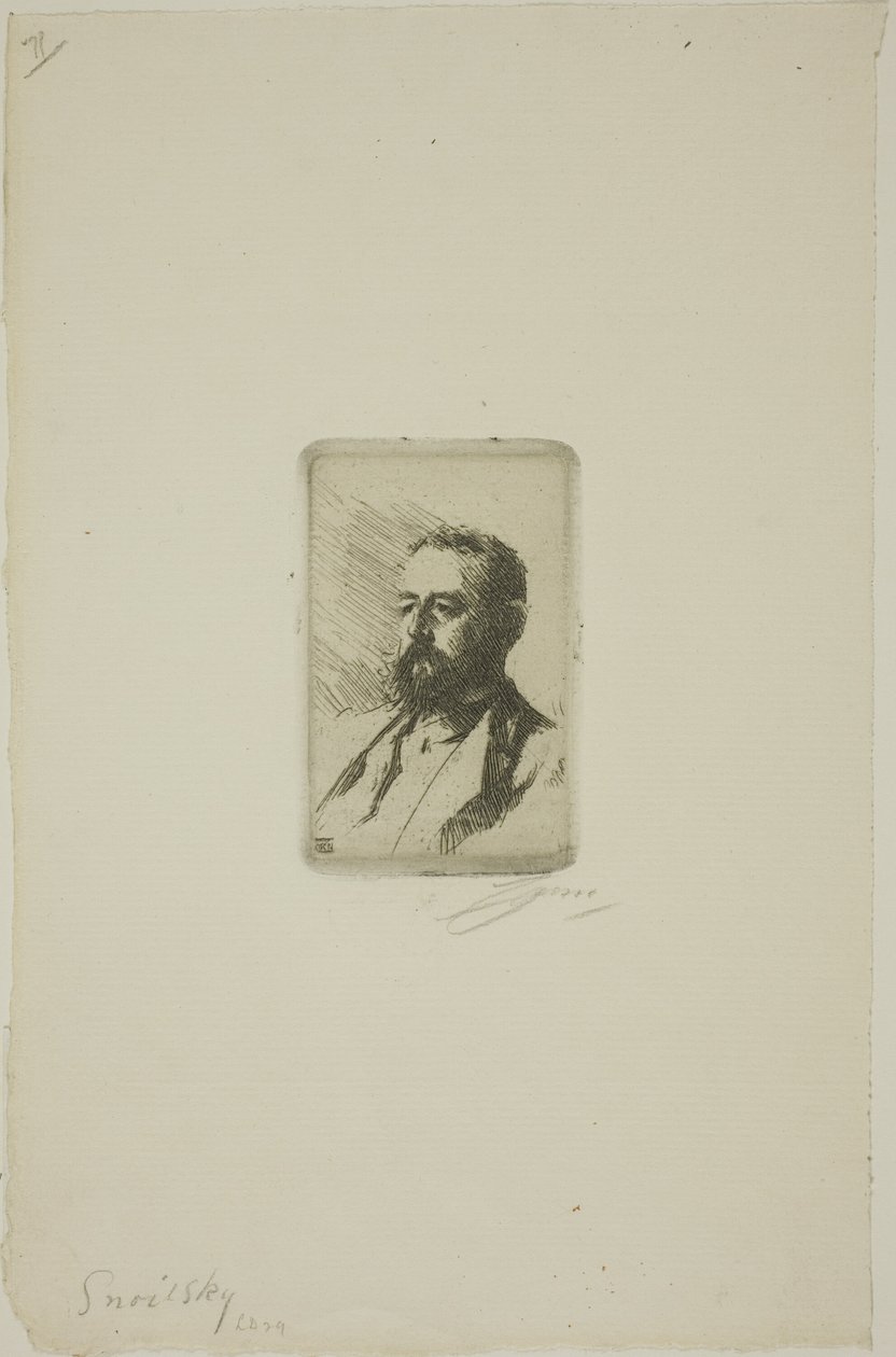 Carl Snoilsky tekijältä Anders Leonard Zorn