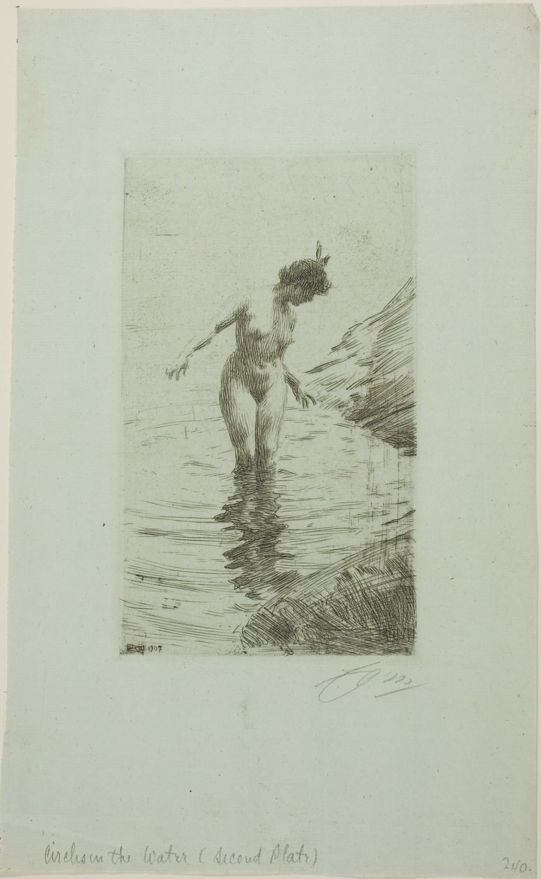 Veden ympyrät II tekijältä Anders Zorn