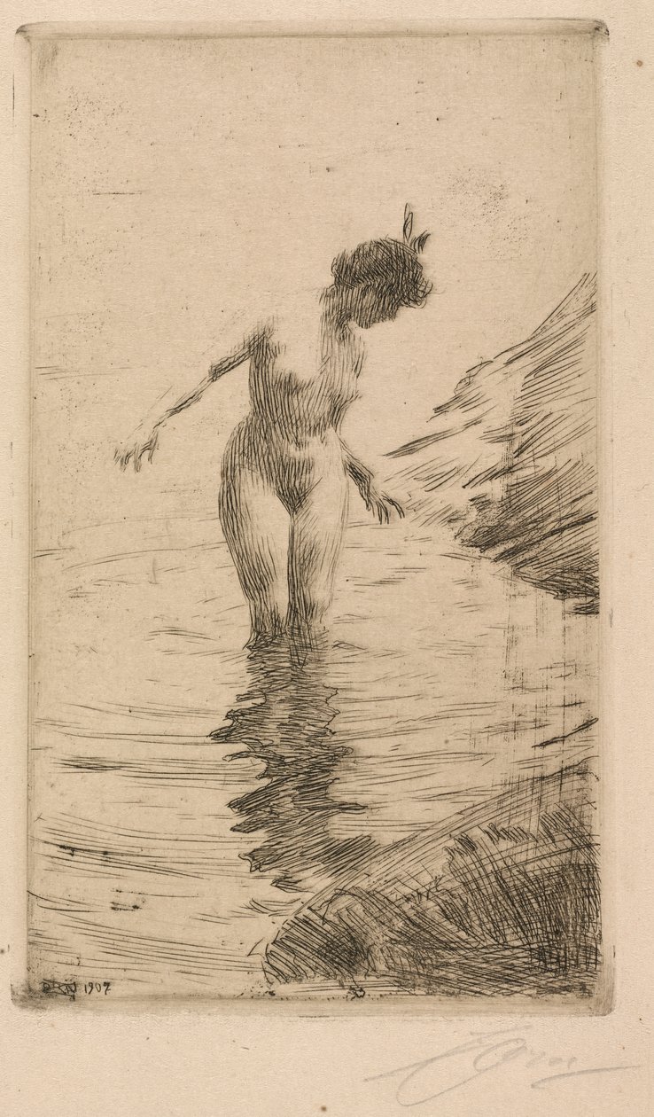 Veden ympyrät II tekijältä Anders Leonard Zorn
