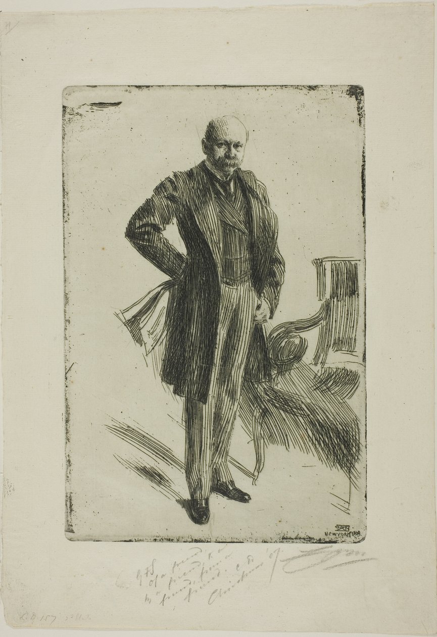 Eversti Lamont I (koko pituus) tekijältä Anders Leonard Zorn