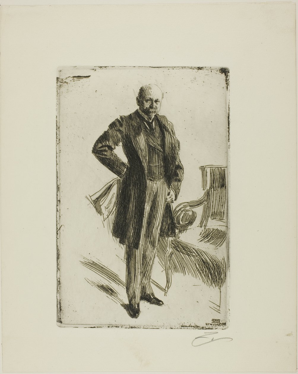 Eversti Lamont I (koko pituus) tekijältä Anders Leonard Zorn