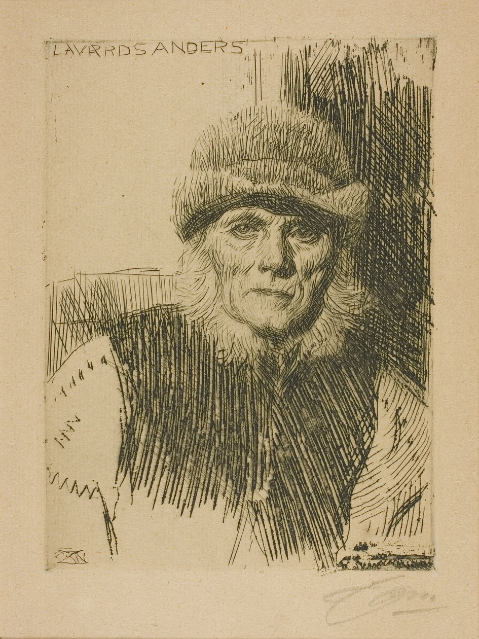 Dalecarlian talonpoika (Lavards Anders) tekijältä Anders Leonard Zorn