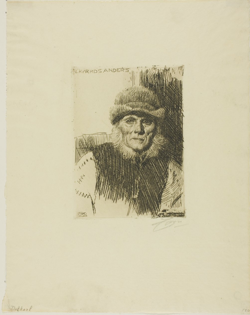 Dalecarlian talonpoika (Lavards Anders) tekijältä Anders Leonard Zorn