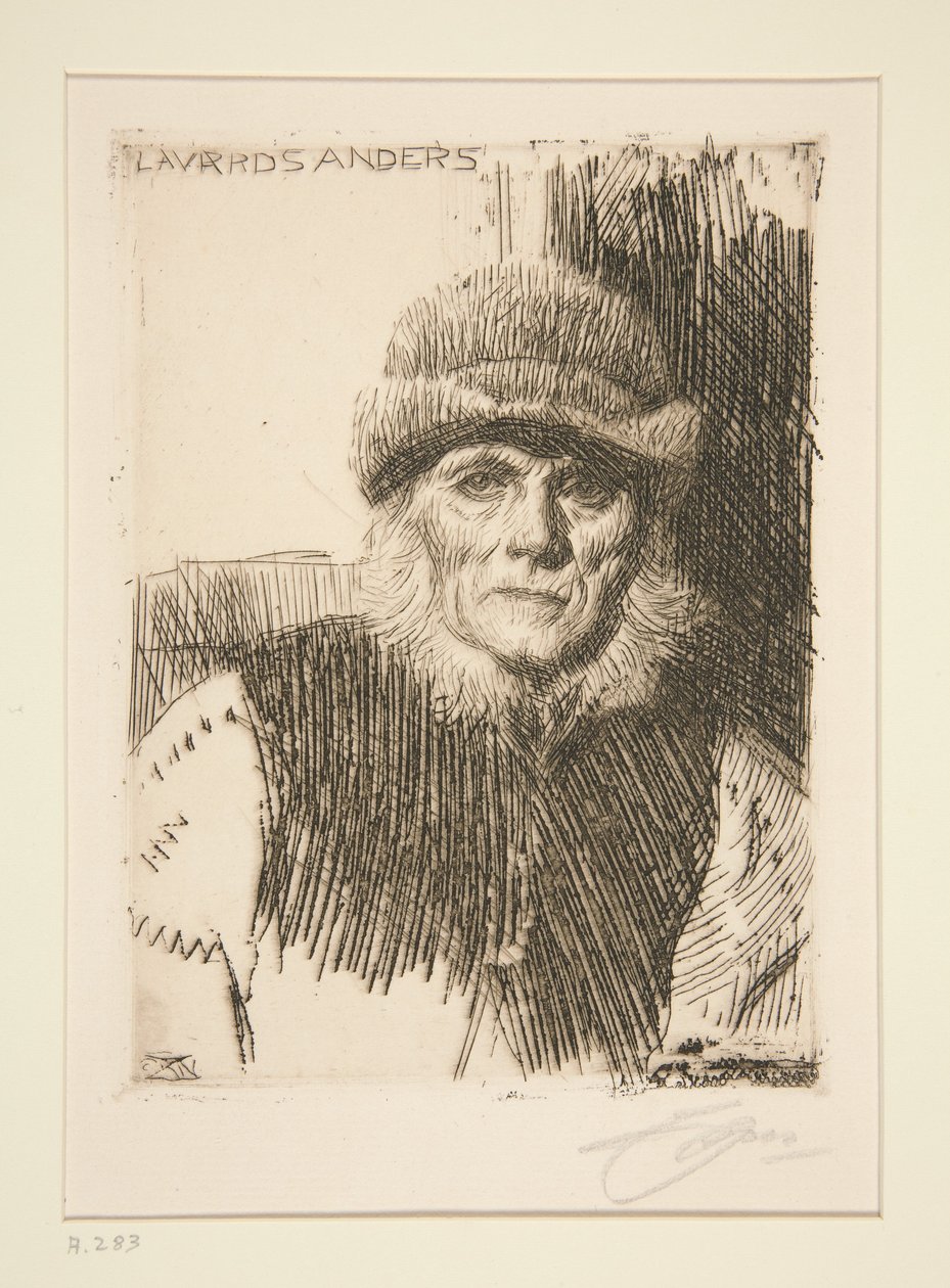 Taalainmaalainen talonpoika tekijältä Anders Zorn