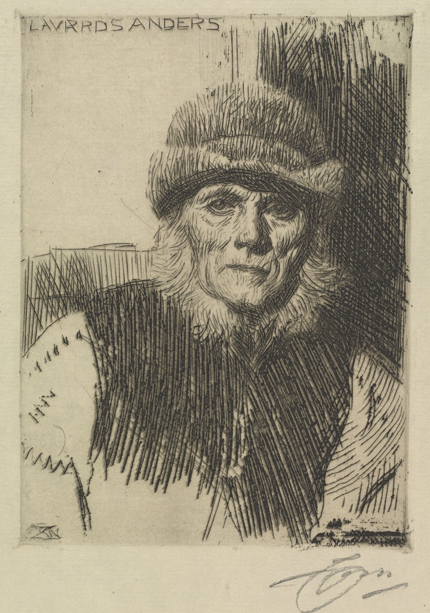 Taalainmaalainen talonpoika tekijältä Anders Zorn
