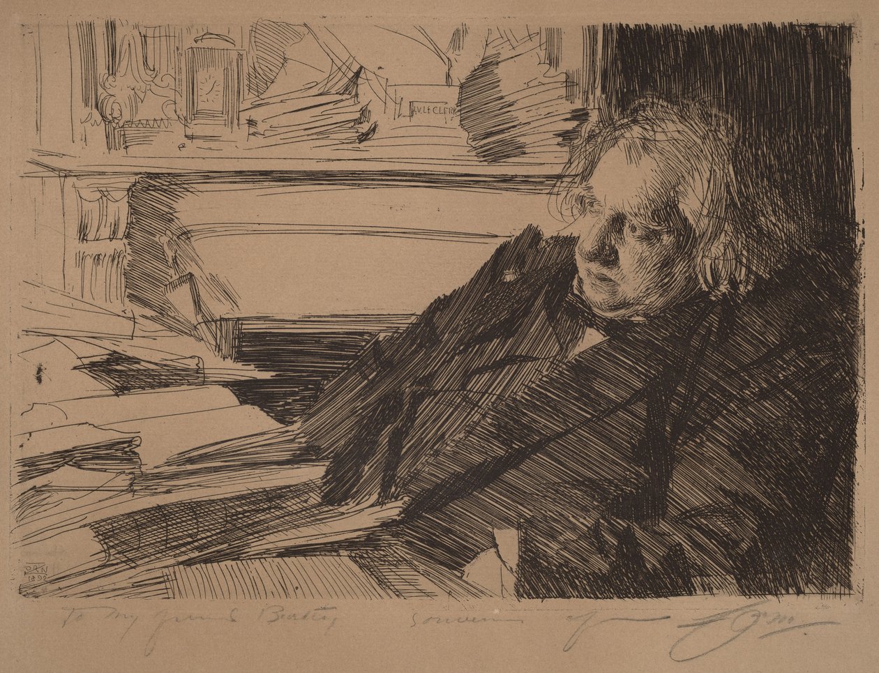 Ernest Renan tekijältä Anders Zorn